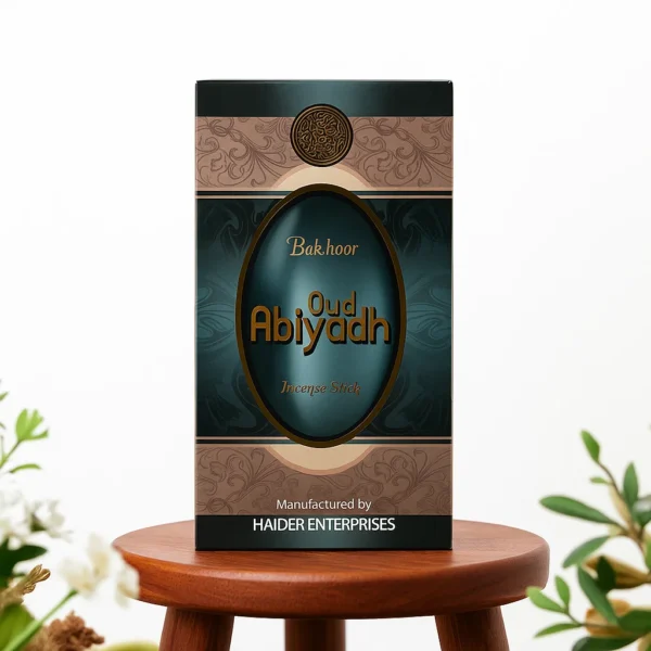 Oud Abiyadh – Soft & Spiritual Bakhoor Incense Sticks