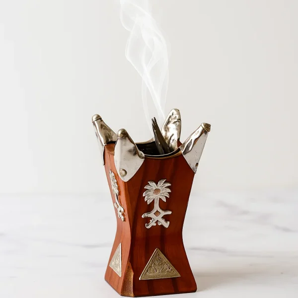 Traditional Non-Electric Bakhoor Burner - Elegant & Eco-Friendly Home Fragrance Holder