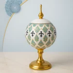 Electric Bakhoor Burner - White & Golden Design for Flameless Incense Burning and Home D?cor - Image 3